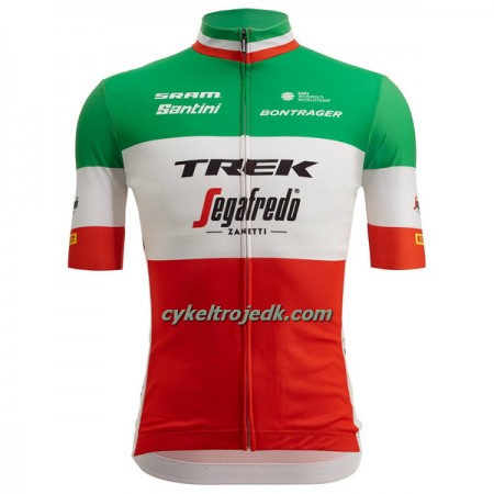 Cykeltrøje 2023 Trek-Segafredo Green Italiensk Mesterskab Rød Hvid
